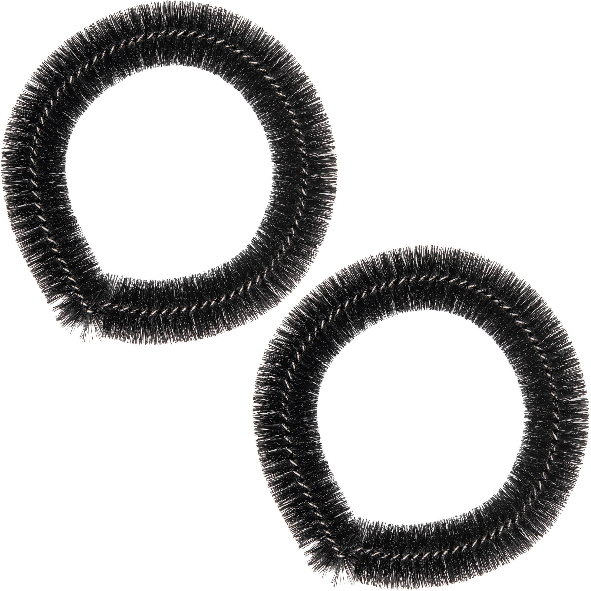 G&M 2x Nabenputzring Fahrrad Putzring Nabenputzer Universal Schwarz Nabe 1 Paar