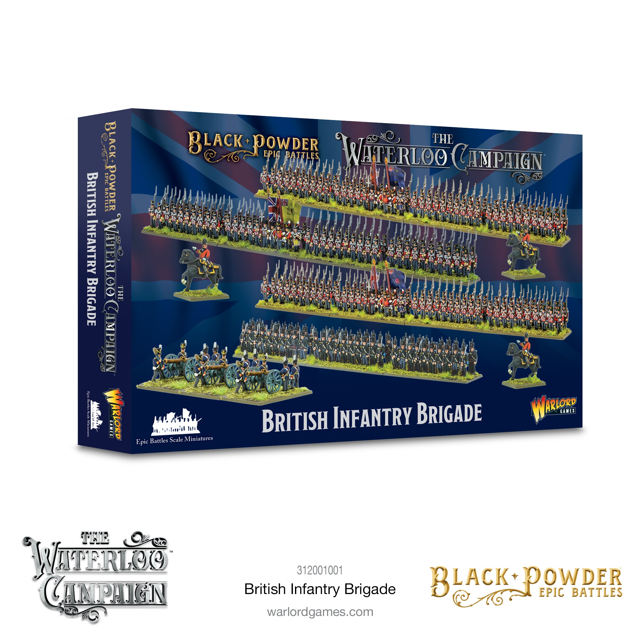Warlord Games Black Powder Epic Battles - Waterloo - British Infantry Brigade 312001001