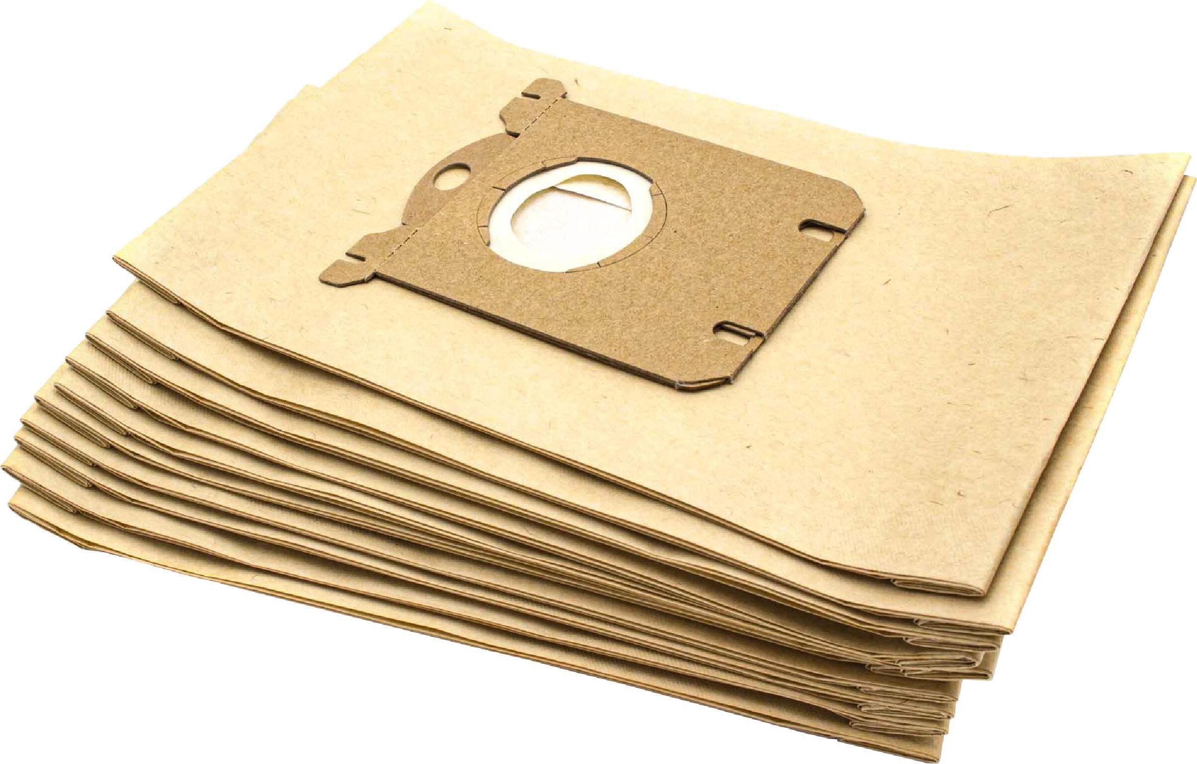 vhbw 10x Staubbeutel kompatibel mit Philips FC 9150 - 9189 Performer, FC 9162 Performer, FC 9150 - 9199 Performer, FC 9170, FC 9176 - braun