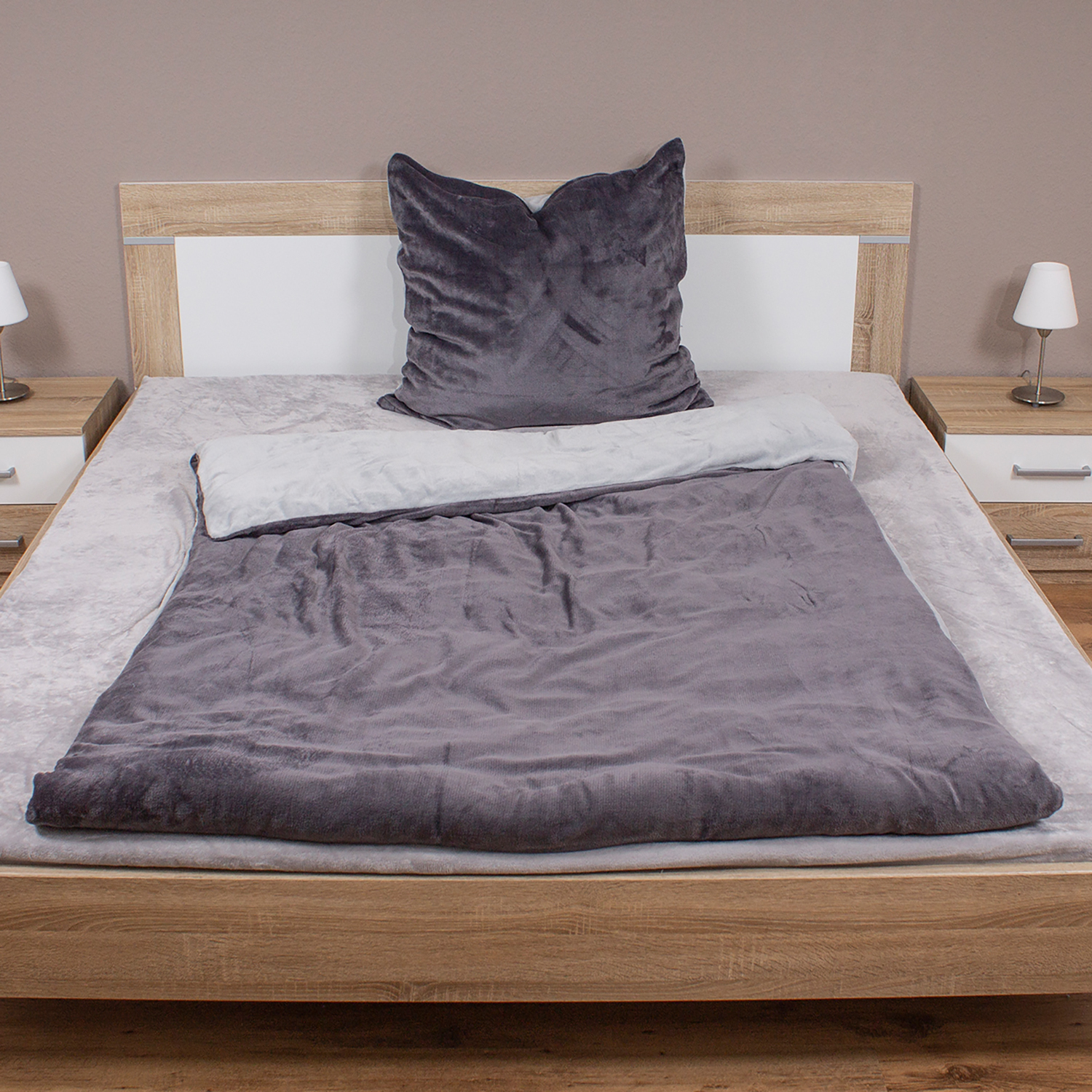 YINGD Set di biancheria da letto per bambini, motivo anime