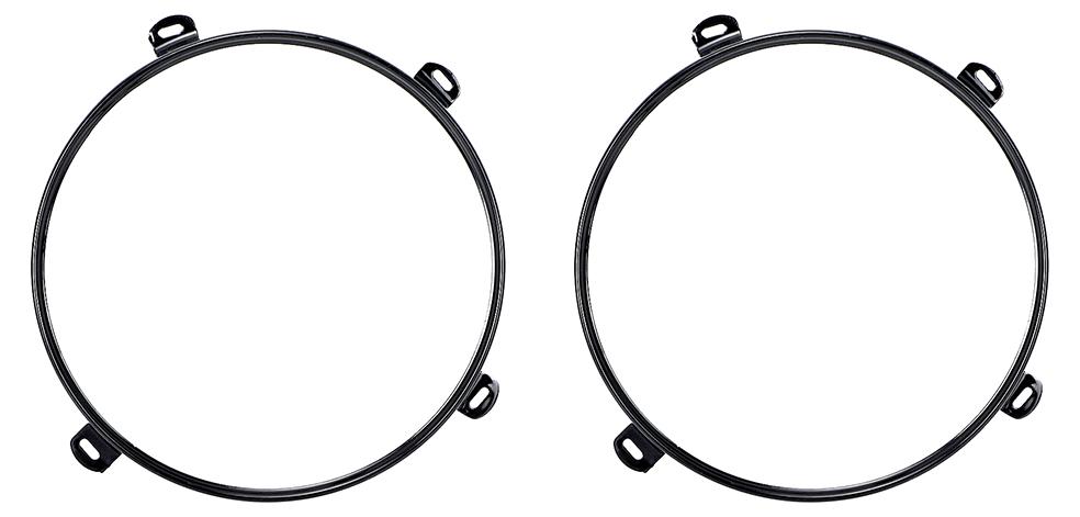 Gistuch 2 Stück 7 Zoll Scheinwerfer-Montagehalterung Ring Lampenhalter passend für Jeep Wrangler TJ 07–18