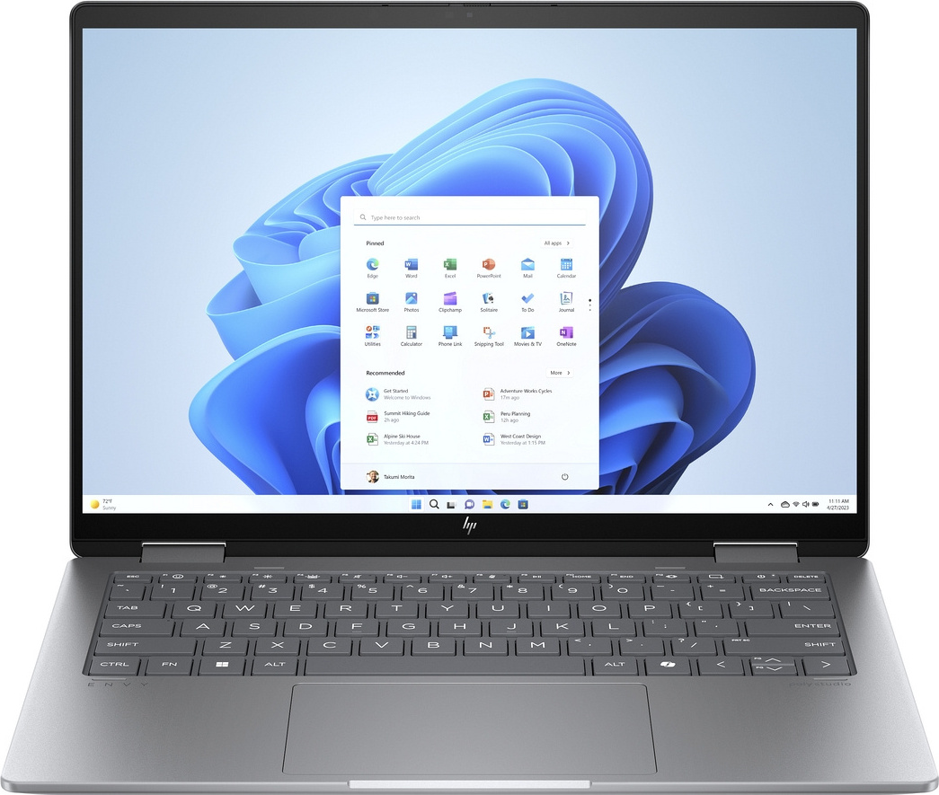 HP ENVY x360 14-fa0173ng 14.0" 2.8k OLED Touch AMD Ryzen 7 8840HS 16GB RAM 1TB SSD - 1.000 GB - 16 GB