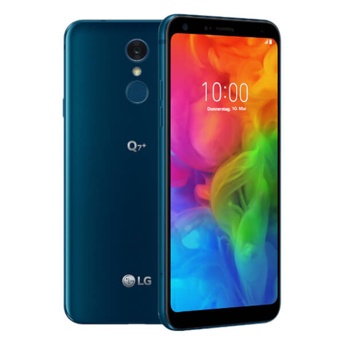 LG Q7+ LMQ610EA, 14 cm (5.5"), 4 GB, 64 GB, 16 MP, Android 8.1, Modrá