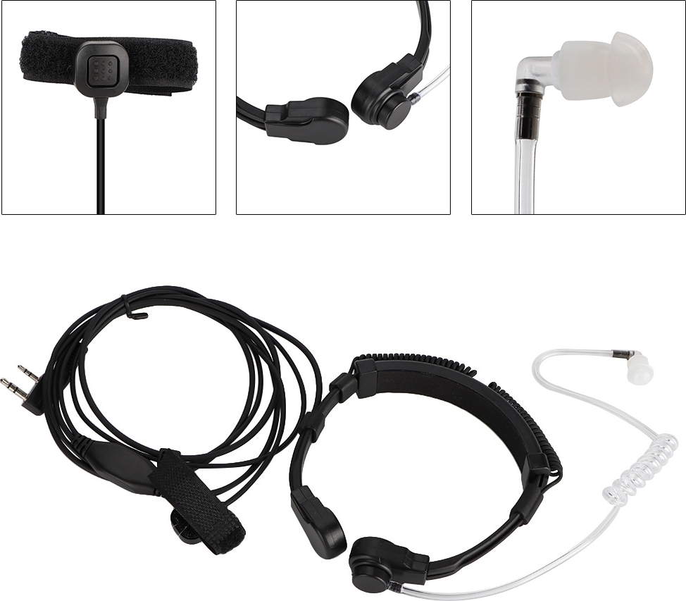 Cocosity Kehlkopfmikrofon Headset,Headset,Mikrofon Headset,Kehlkopfmikrofon Hörer,Kehlkopfmikrofon