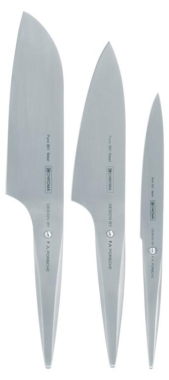 Chroma type 301 Kochmesser Set P-02 + P-03 + P-19