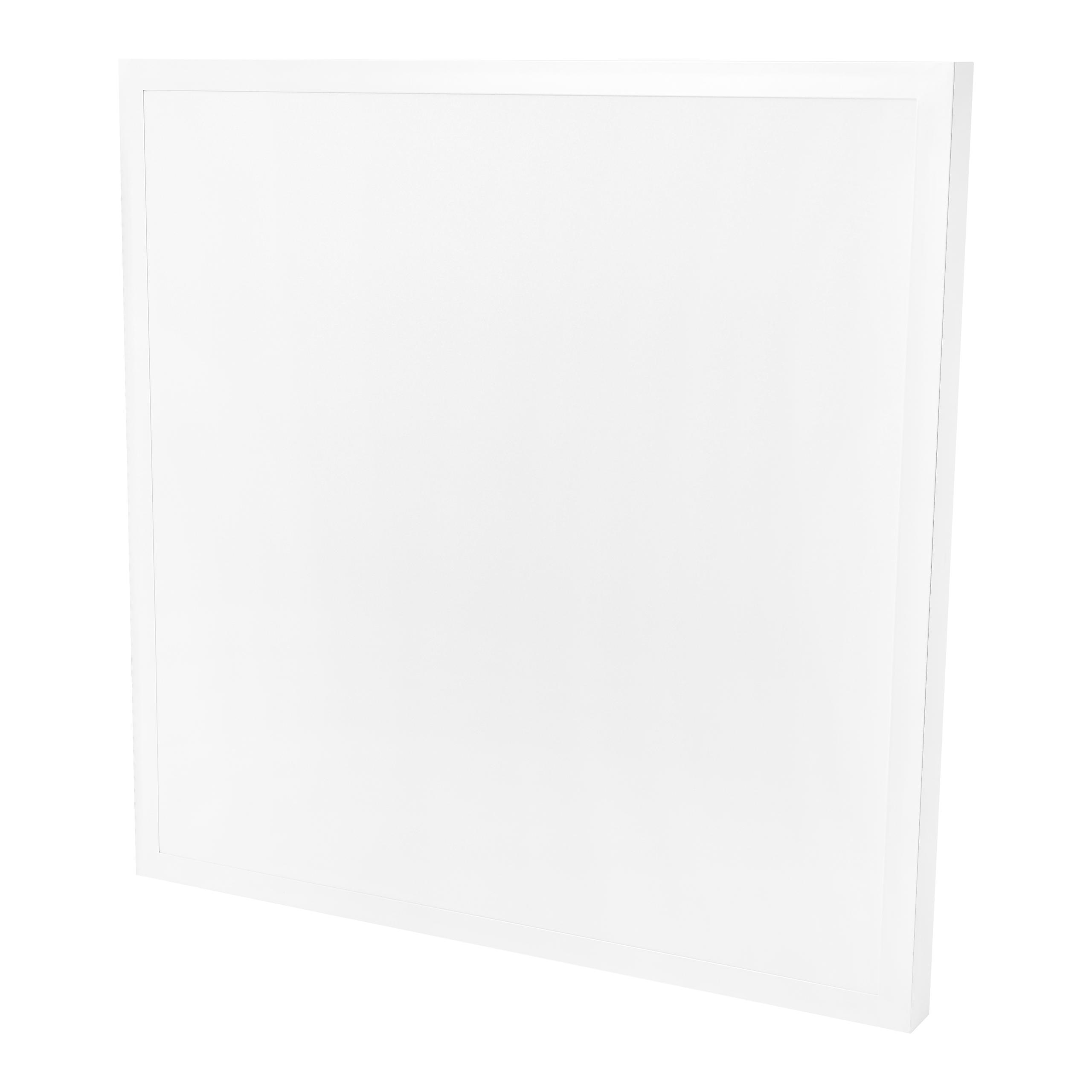 XUDO LED Panel 60x60cm Aufputz Weiß 28W 4000lm 4500K Neutralweiß Deckenleuchte Bürolampe Deckenlampe Aluminium XD-HP100W
