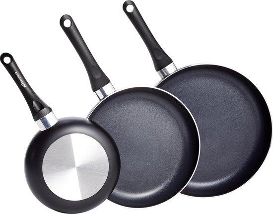 OEM Kochgeschirr-Set - 3 Teile - 20 cm 25 cm und 30 cm - Schwarz - Kochwesen 2026