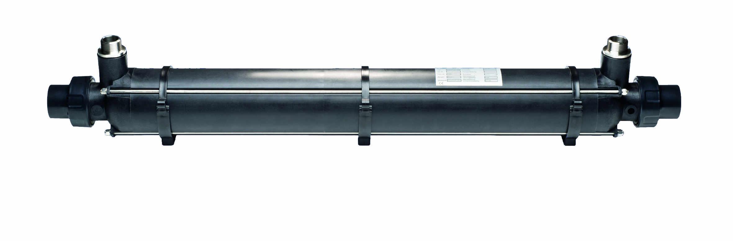 Daprà Dapra V4A Wärmetauscher KWT 105 mit 126 kW Poolheizung Schwimmbadheizer
