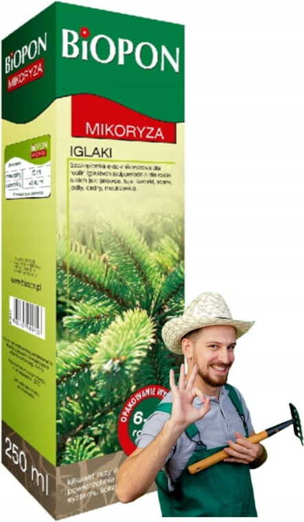 BROS Biopon Mykorrhiza für Nadelbäume 250ml Ektomykorrhiza-Impfstoff für Nadelbäume