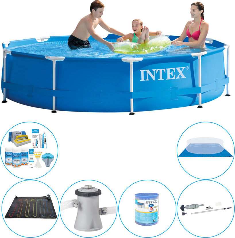 Bazén - 7 dielny - Intex kovový rám 305x76 cm