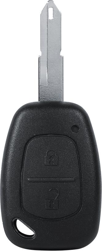 Gistuch Dodge Key FOB -Batterieersatz, Remote Uncut 2 Tasten Shell, Keyless -Eintragsfernbedienung, Balde -Hülle, Fall für Citroen, für das Auto