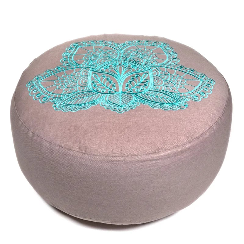 Bahadra Meditationskissen Lotus Baumwolle(OCS) -- 33x17cm; ±2300g
