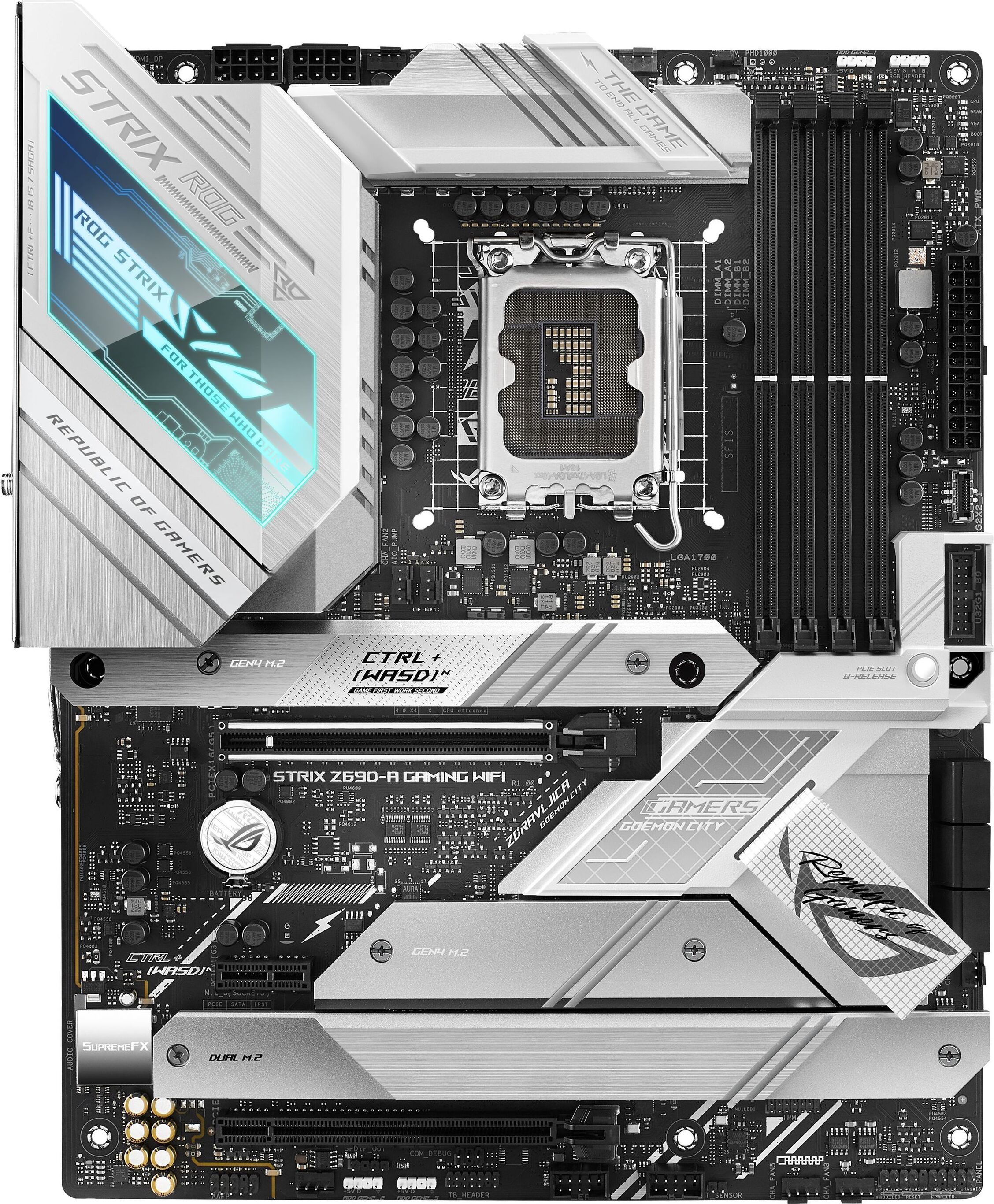 ASUS ROG STRIX Z690-A GAMING WIFI Intel Z690 LGA 1700 ATX 90MB1AP0-M0EAY0
