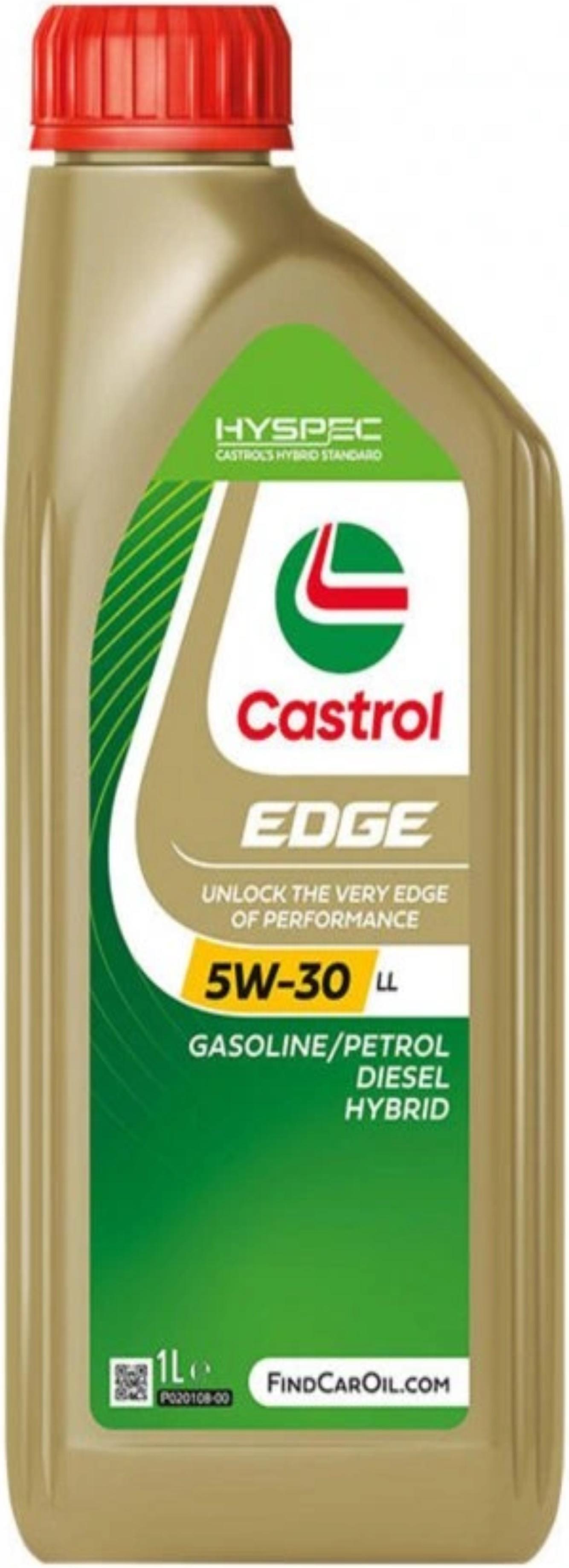 Castrol EDGE 5W-30 LL Titanium Oil 1L – Hochleistungs-Langzeit-Motorenöl für Benzin und Diesel, erweiterter Schutz und Kraftstoffeinsparung 15F7DA