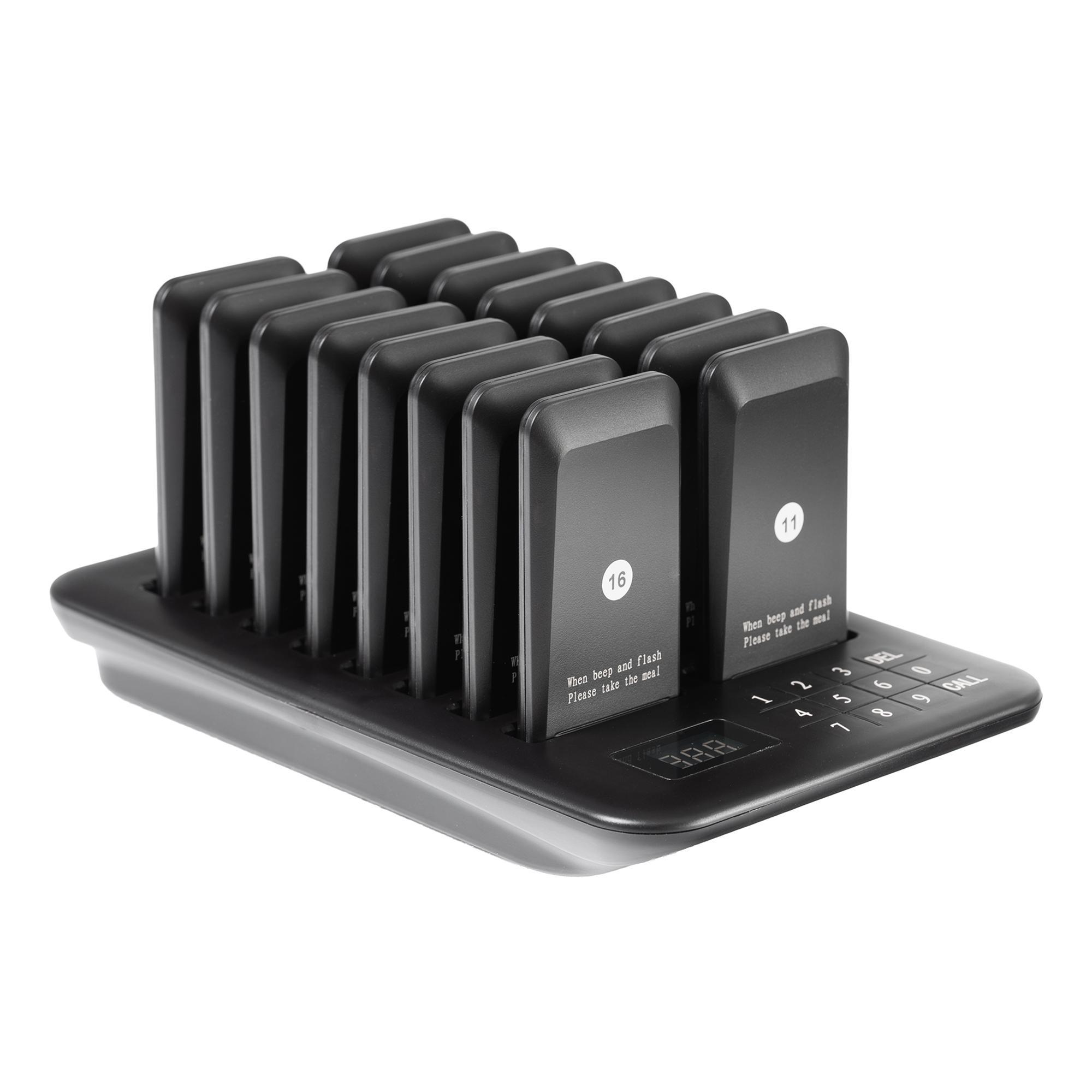 SEVICO 16x Gäste-Pager Pager Rufsystem Restaurant Pager System Restaurant 100–300 m F392