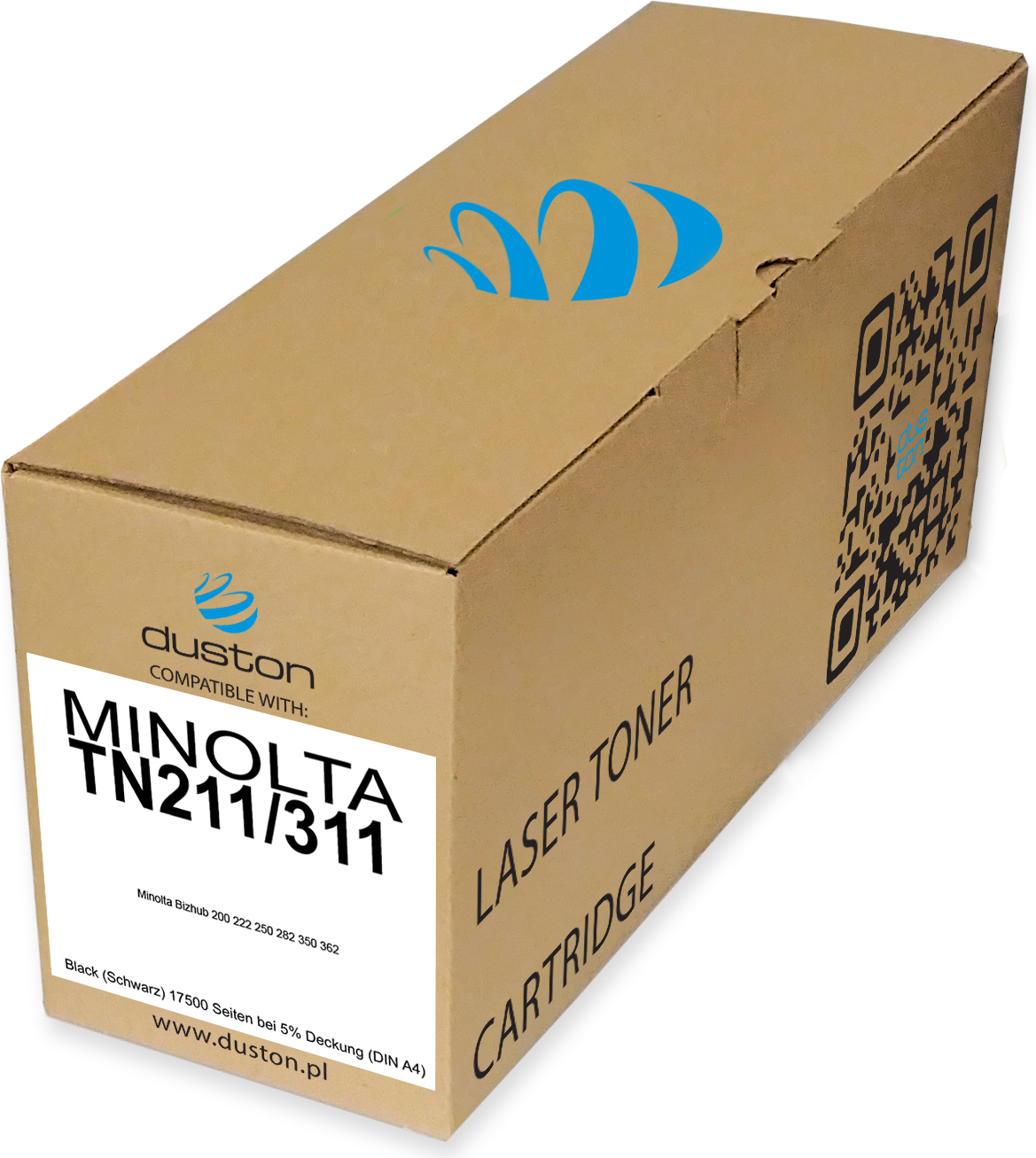 TN211/311, 8938415 tonerová kazeta do tlačiarne čierna kompatibilná s Konica Minolta Bizhub 200 222 250 282 350 362