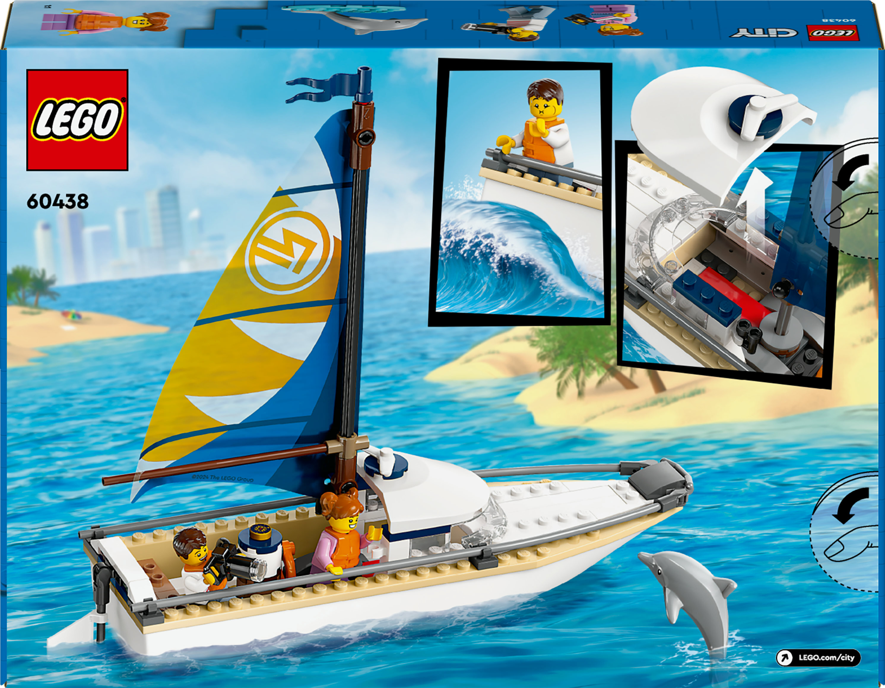 LEGO® City 60438 Plachetnica