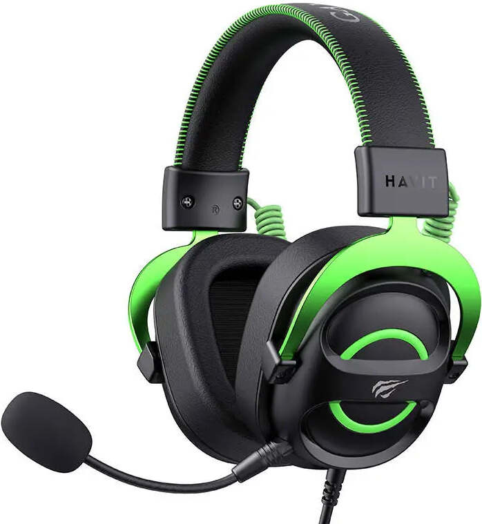 Havit H2002E Gaming-Headset, Schwarz und Grn