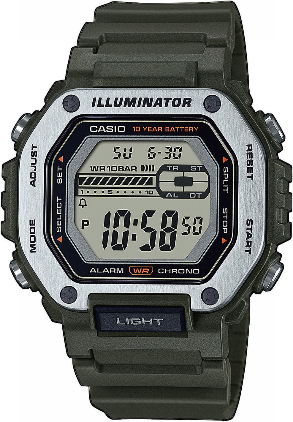 Casio Collection Men MWD-110H-3AVEF Digitálne hodinky pre mužov