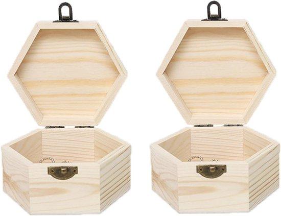 OEM Kleine Holzschachtel mit Deckel unverarbeitet Mini Schmuckbox 2026