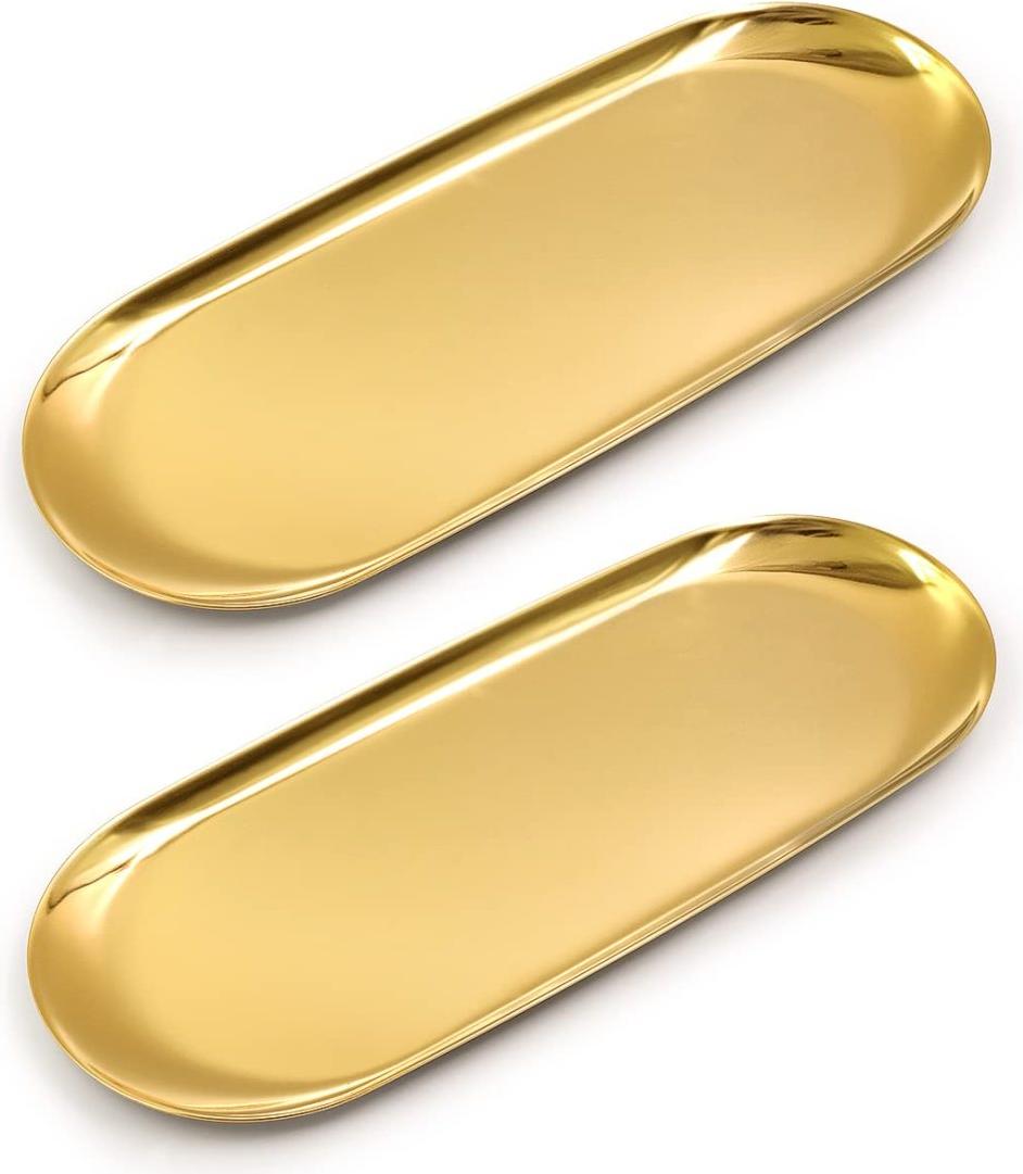 Fokelyi goldene Platte, Serviertabletts, Buffet Platte, Schmuckständer KAU-ED-LYS-PH-20251025-49