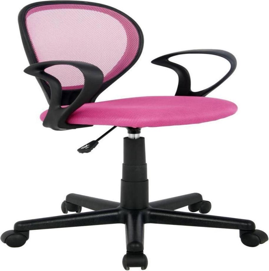 SixBros. Bürostuhl Schreibtischstuhl Pink H-2408F/1406