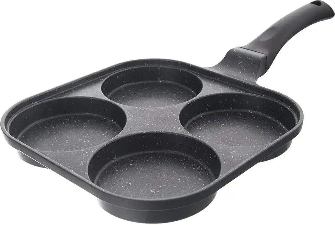 ORION Große Pfanne für Ochsenaugen / Krapfen 22x22 cm 113211