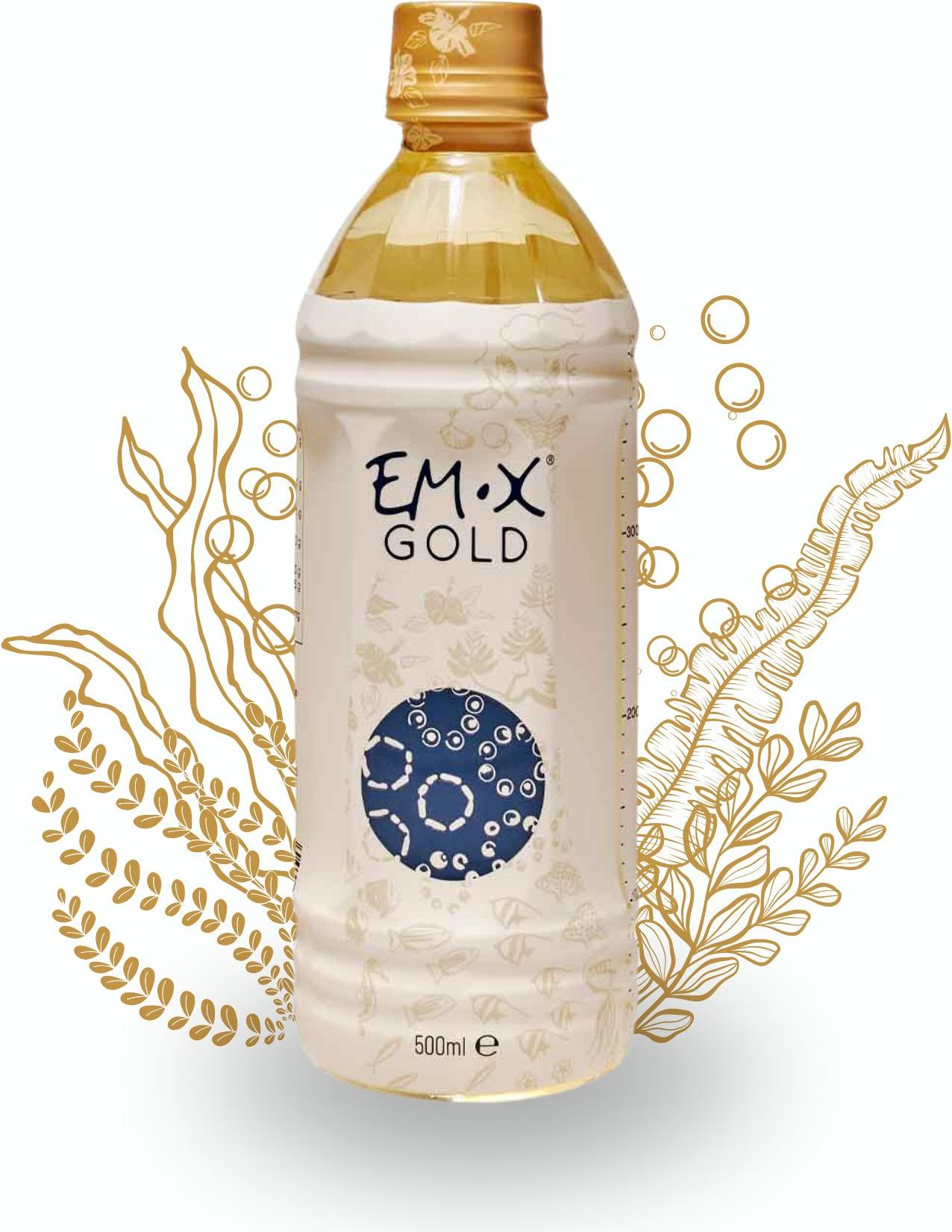 EM-X Gold 500ml Fermentationsgetränk Effektive Mikroorganismen Emiko Nahrungsergänzung