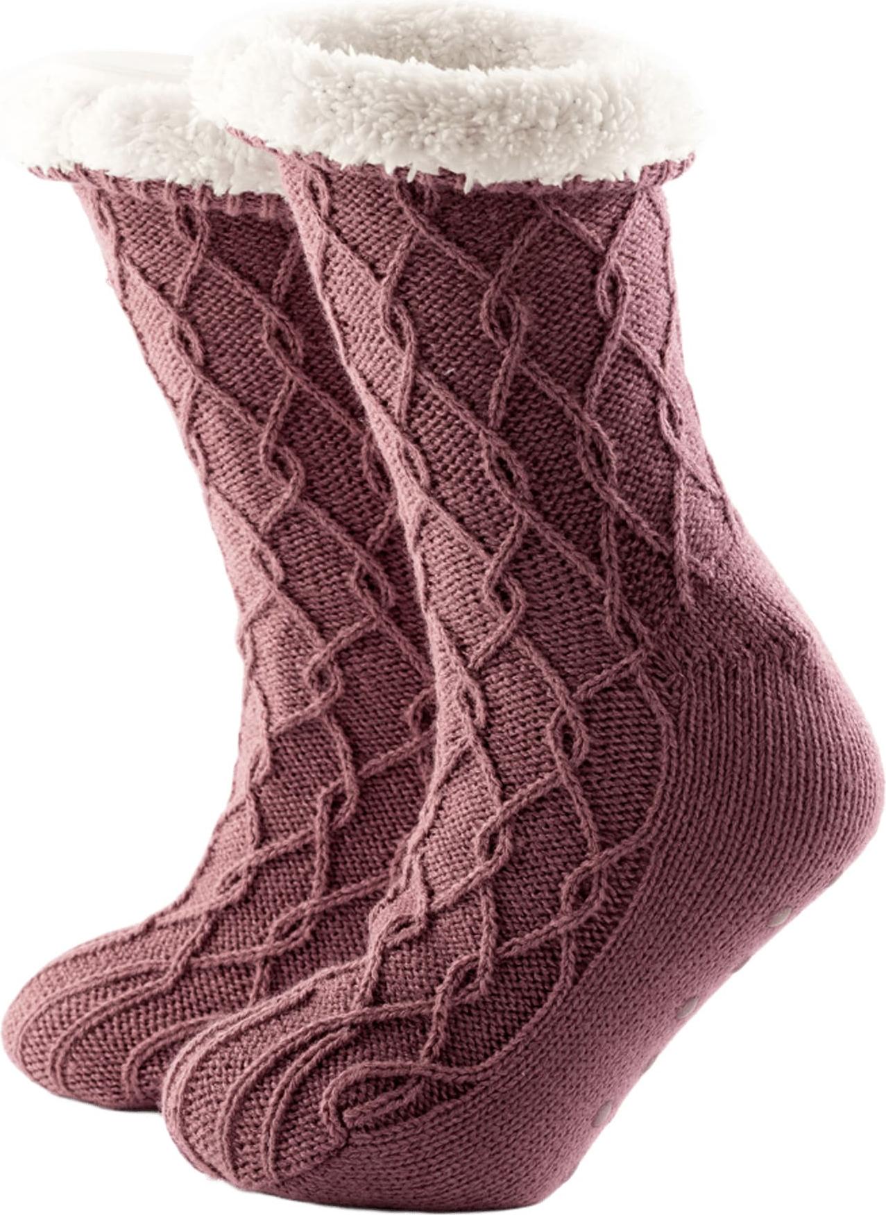 Textino Haussocken Ellis 22x18x10 cm Lila Unifarben HSELLIS