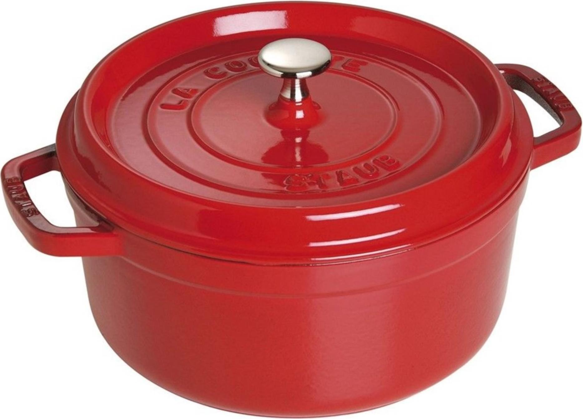 Staub 1102406 Cocotte rund 24 cm kirschrot 40509-835-0