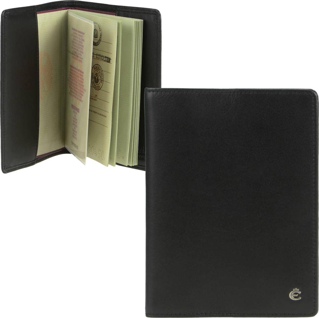 Esquire Ausweisetui Impfpasshülle Leder schwarz Harry Passhülle Ausweismappe RFID Schutz 3140-49