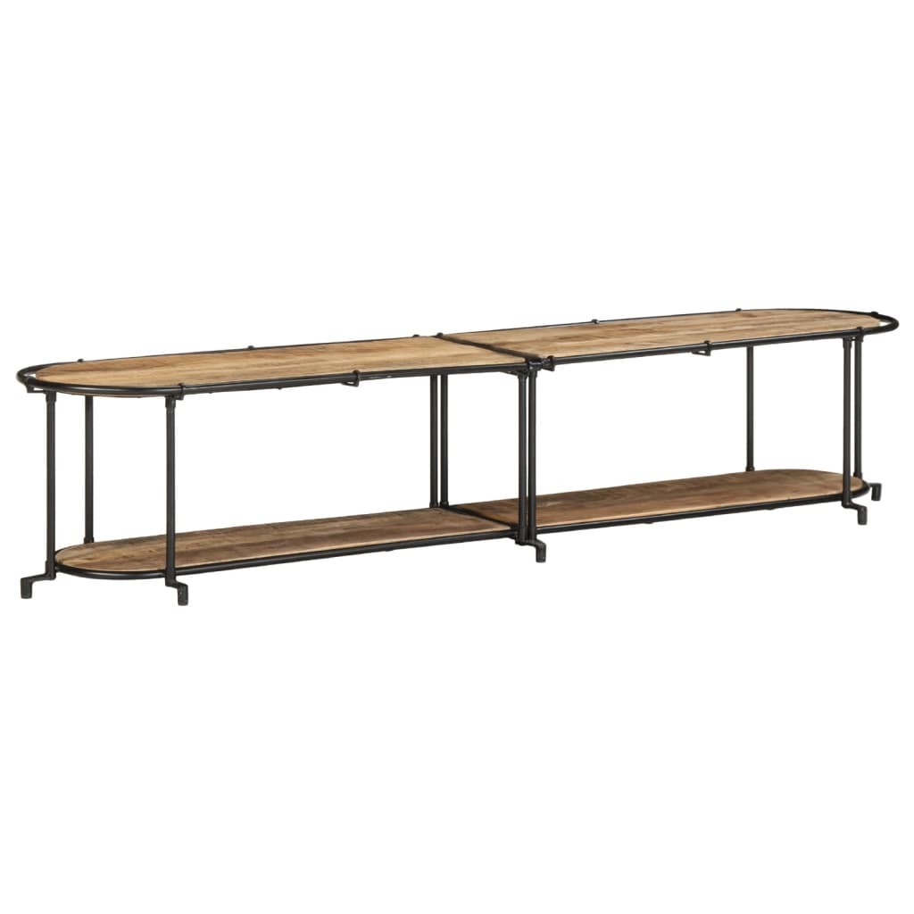 vidaXL TV-Regal 200x42x40 cm Raues Mangoholz 4013494