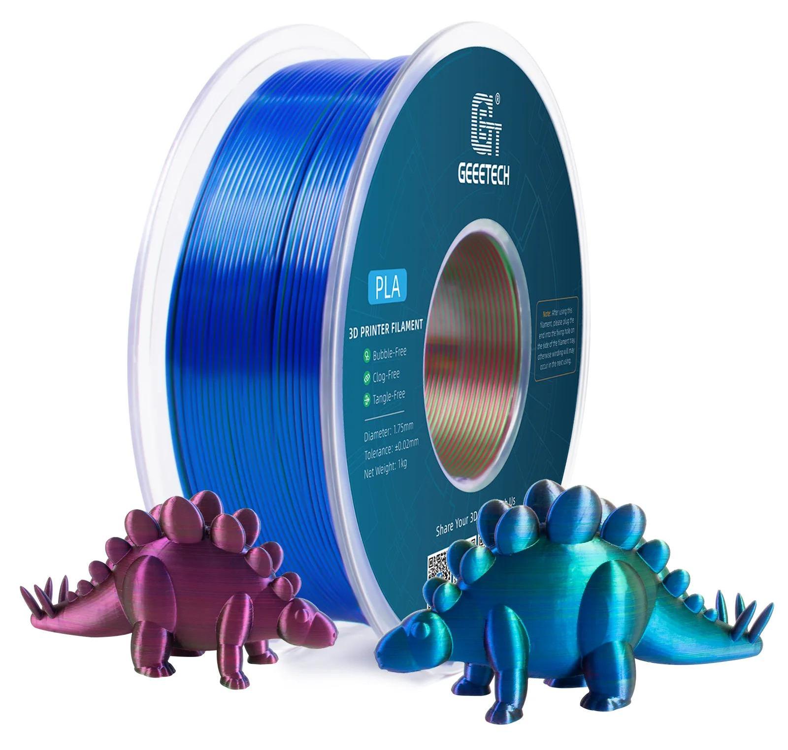 OEM 3D-Filament, PLA-Material, Verbesserung der Zähigkeit, Rot Blau Grün 1624