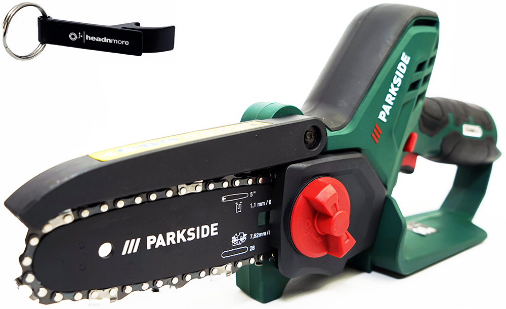 Oferta Podadora A Batería PARKSIDE PPAGHS 20-Li 20V, Compatible Con X20V Team, Velocidad Ajustable 8 M/s, Cadena 3/8, Incluye Tijeras, Lápiz Y Abrebotellas