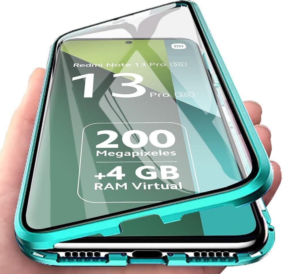 SEAHAI Hülle Für Xiaomi Redmi Note 13 Pro+ 5G - Ultradünn, Gehärtetes Glas & Silikon, Farbig Lila