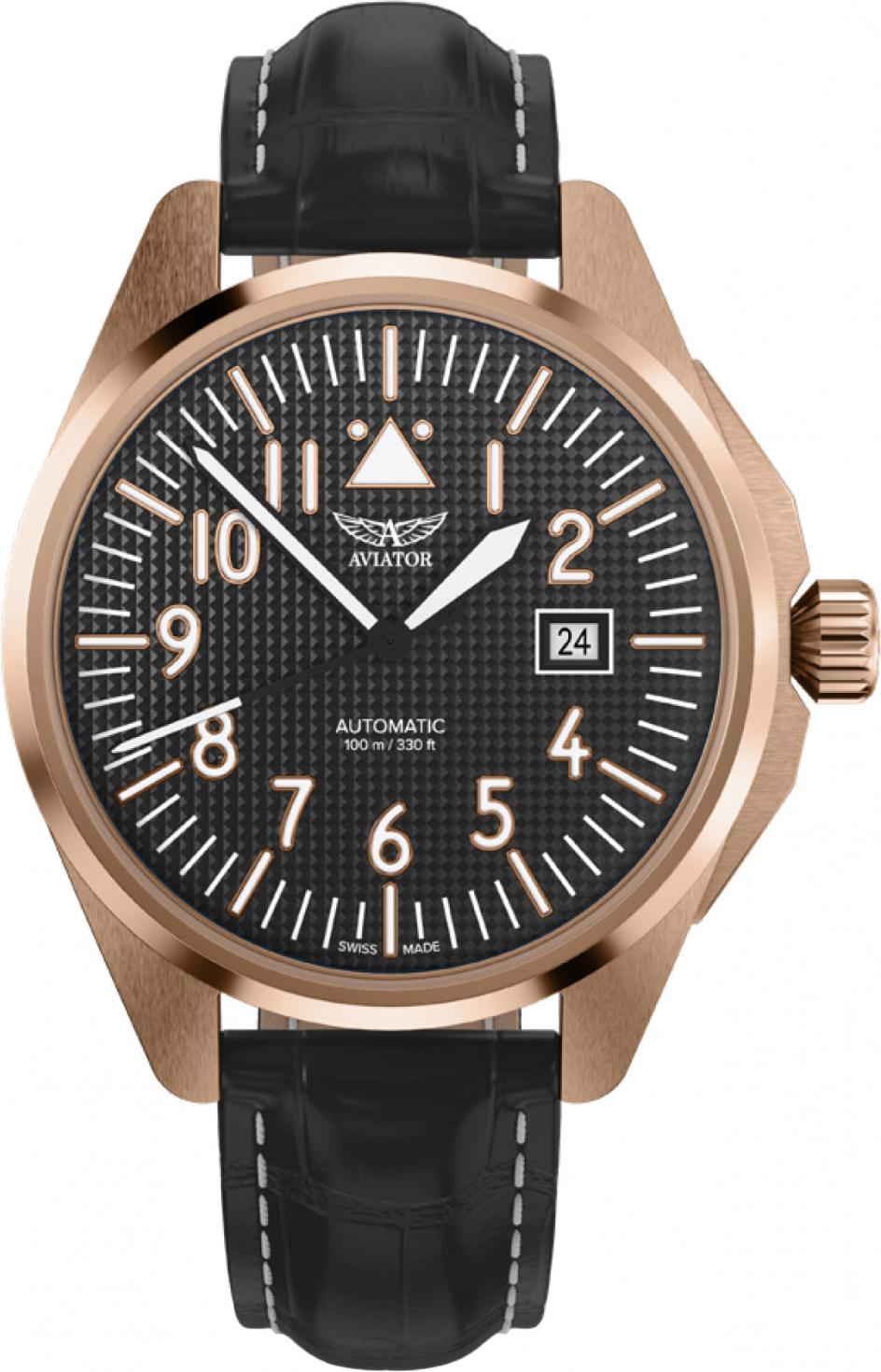 Aviator Fliegeruhr V.3.39.2.339.4 schwarz