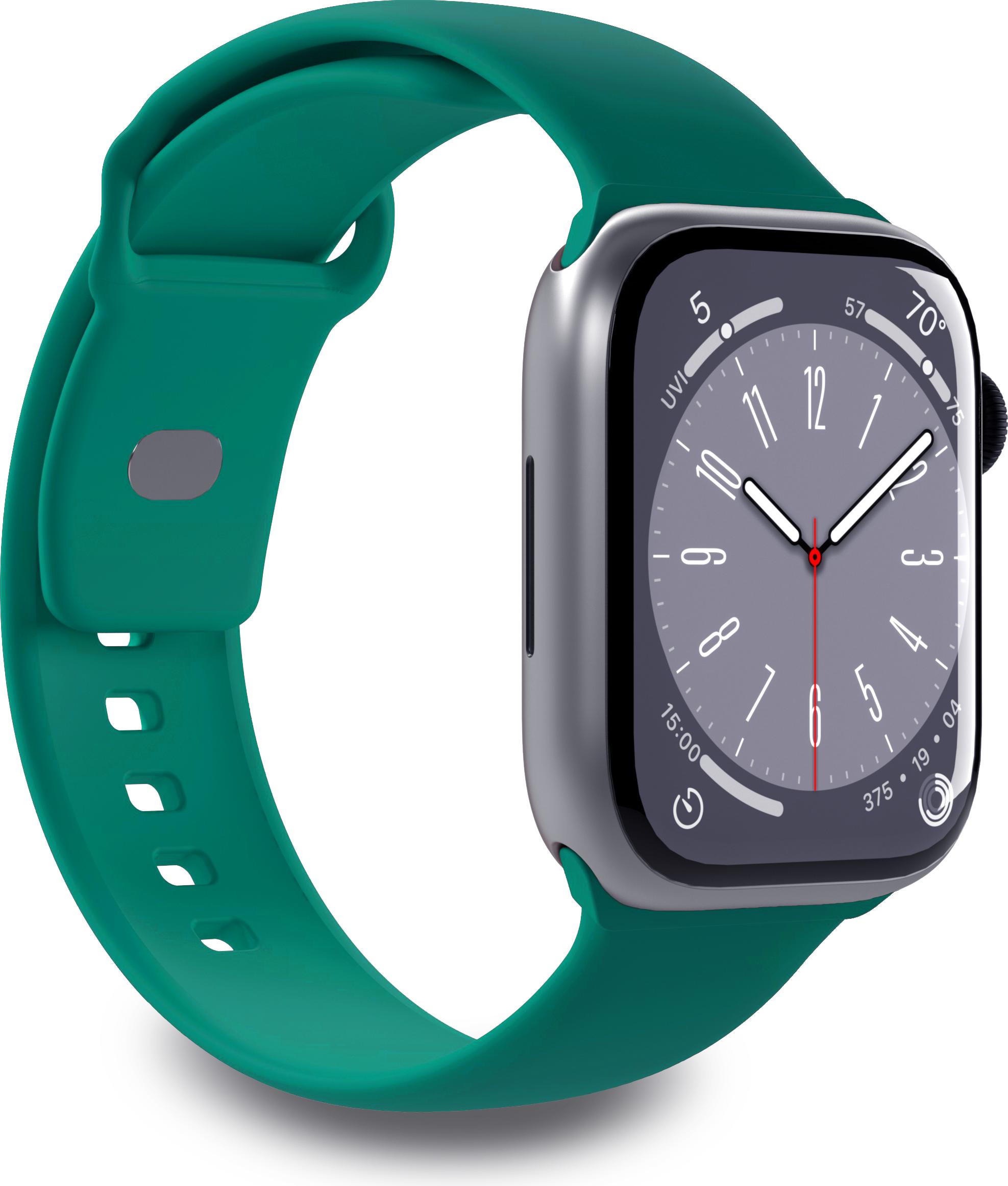 Puro PUICNAW40DKGRN, Remienok, Smartwatch, Grün, Apple, Apple Watch, Silikon
