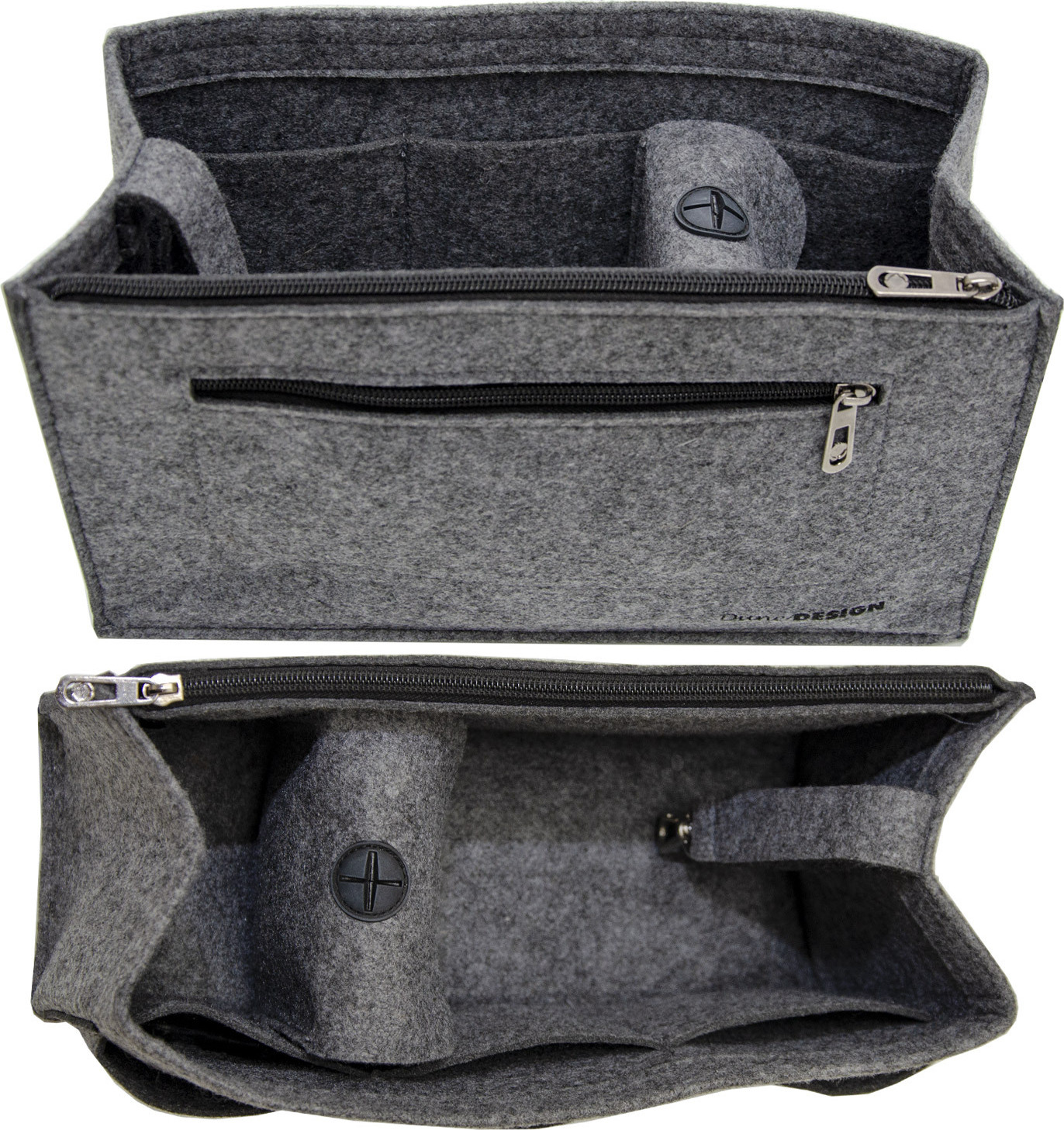 Handtaschen Organizer, Multi-Pocket Handtasche Innentasche, Filz Taschenorganizer Mit Entnehmbare Fächer, Filz Taschenorganizer Bag In Bag Für Aufbewahrung Und Organisation(27*15*16cm,Beige