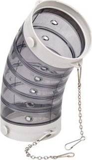 PADU spielzeugröhre 10,5 x 25 cm weiß