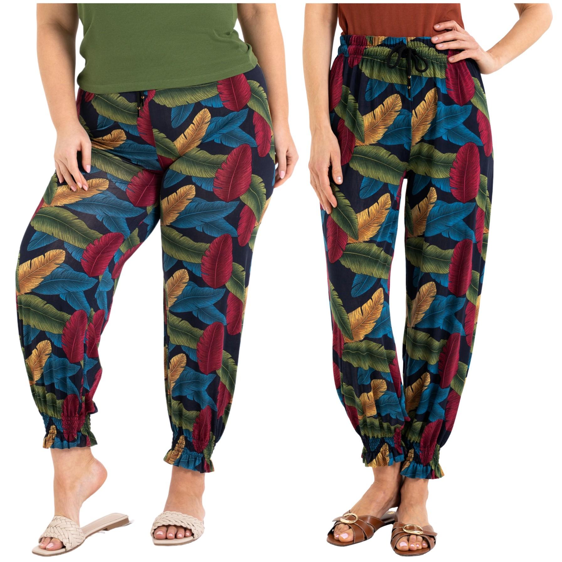 Moraj | Hosen - Größe XXL - Damenhosen Bunt - Sommerhosen - Haremshosen