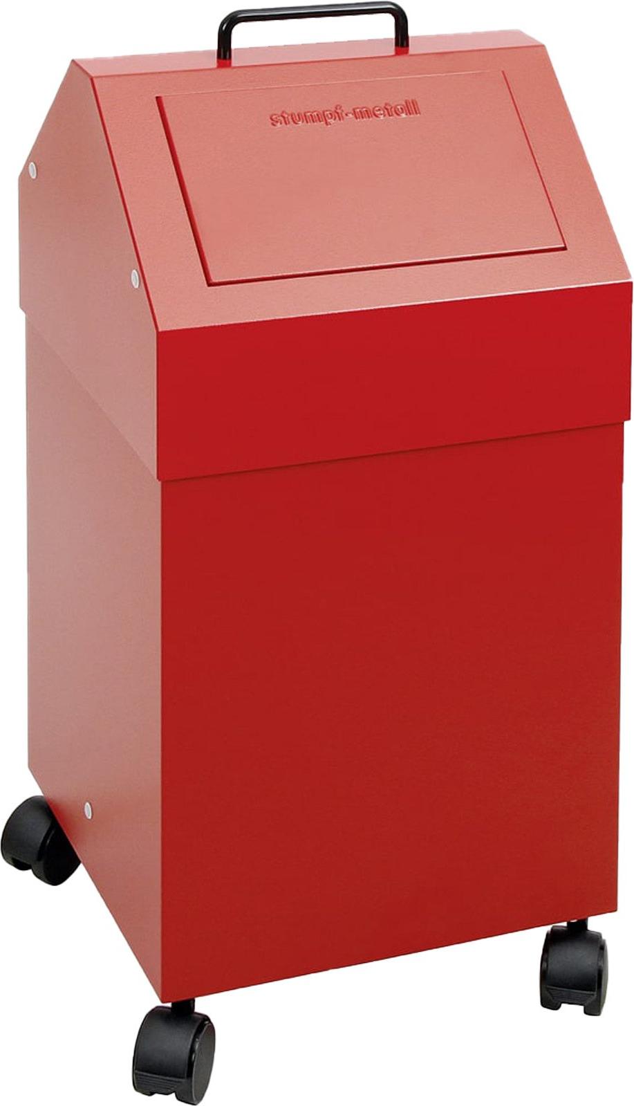 Stumpf Metall Stumpf Sortsystem 45, fahrbar, RAL 3000/3000, 45 Liter 630-045-2-0-300