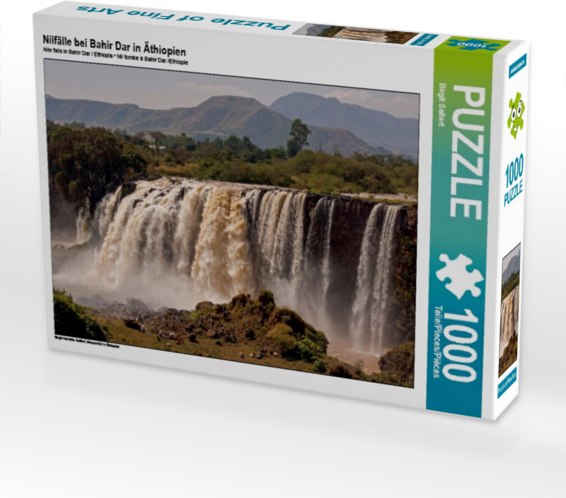 Calvendo Nilfälle bei Bahir Dar in Äthiopien 1000 Teile Puzzle quer 640x480mm, Seifert Birgit; 7341921