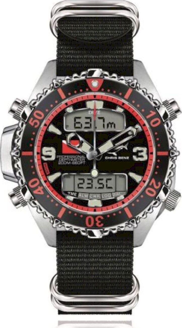 Chris Benz Hodinky pre ženy, mužov a ženy CB-D200X-R-NBS