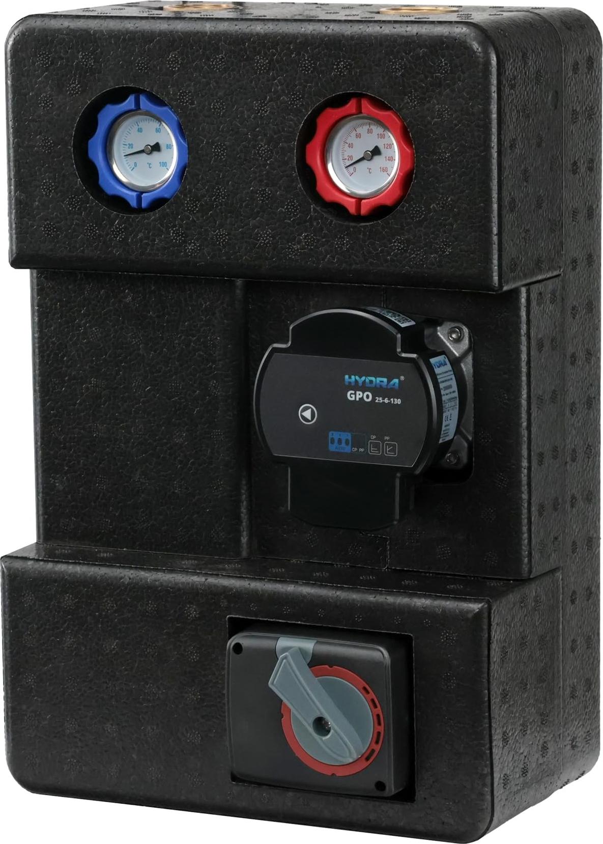 SUNEX® Heizkreisstation GPO S DN25 Pumpengruppe mit Stellmotor Heizkreisset Umwälzpumpe für Heizungsanlagen Kühlsysteme Fußbodenheizung 400011733