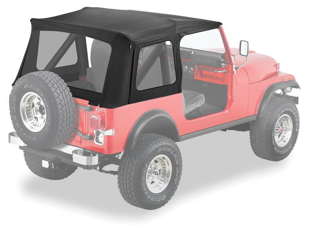Ersatz Softtop für original Bestop Softtopgestänge Jeep CJ7 Wrangler YJ 76-95 55799-15