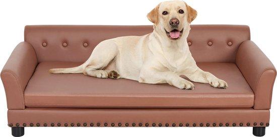 OEM Luxusgroßhundebett, Größe L, für Hunde bis 80kg, 96x72x40cm, braun. 2026