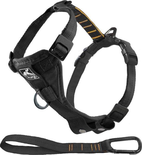 Famanu Hundegeschirr mit gepolstertem Brustbereich und D-Ring - XS, Schwarz SHSHOP