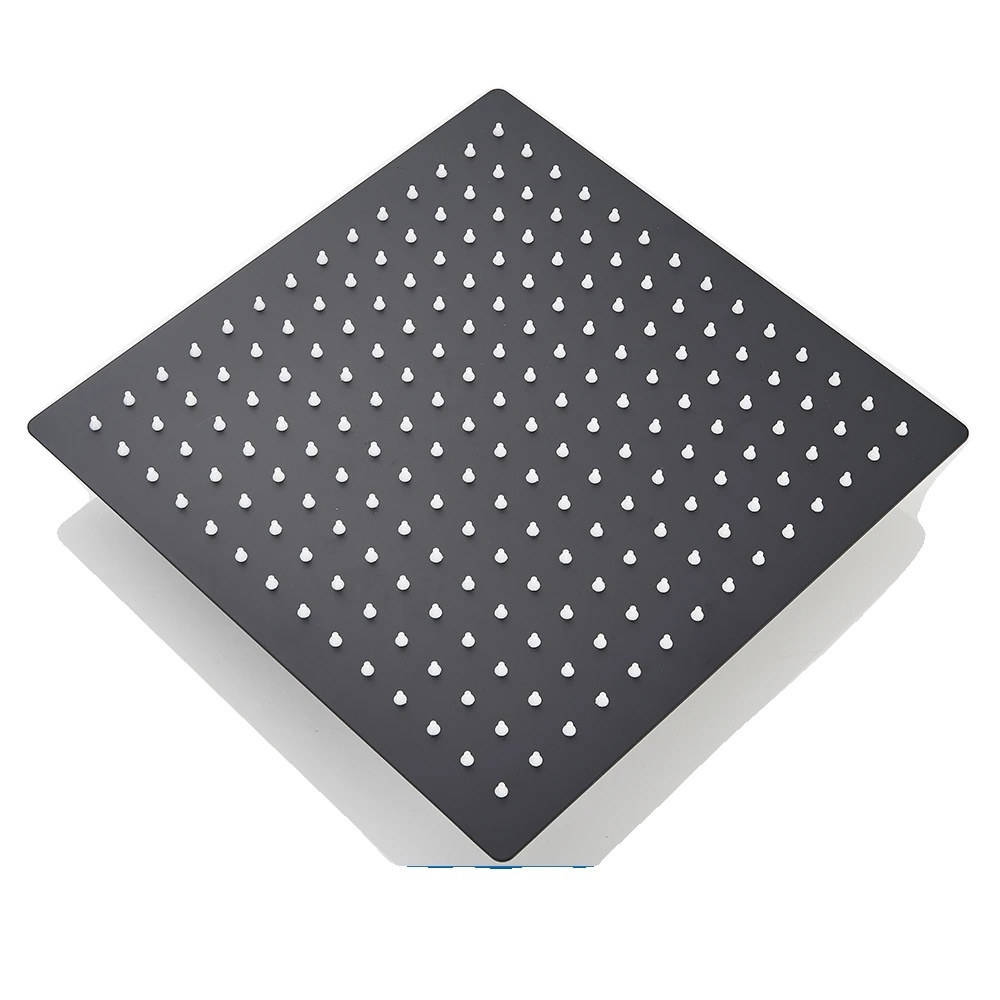 OEM Duschkopf, Regenfunktion, stilvolles Design, Matte Schwarz 12 Zoll 2372