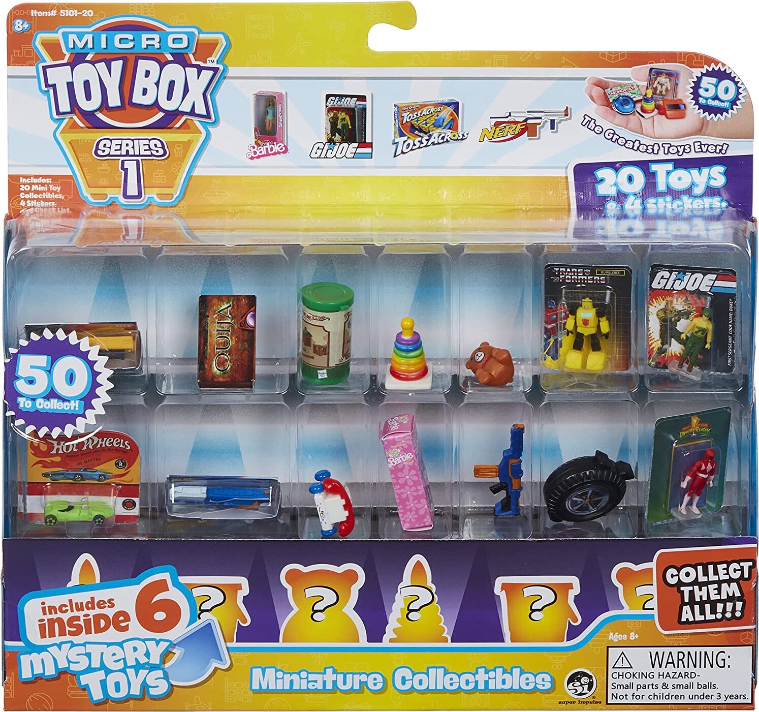 Super Impulse Micro Toybox Sammlerstück 20er Pack Mini-Spielzeug 5101-20