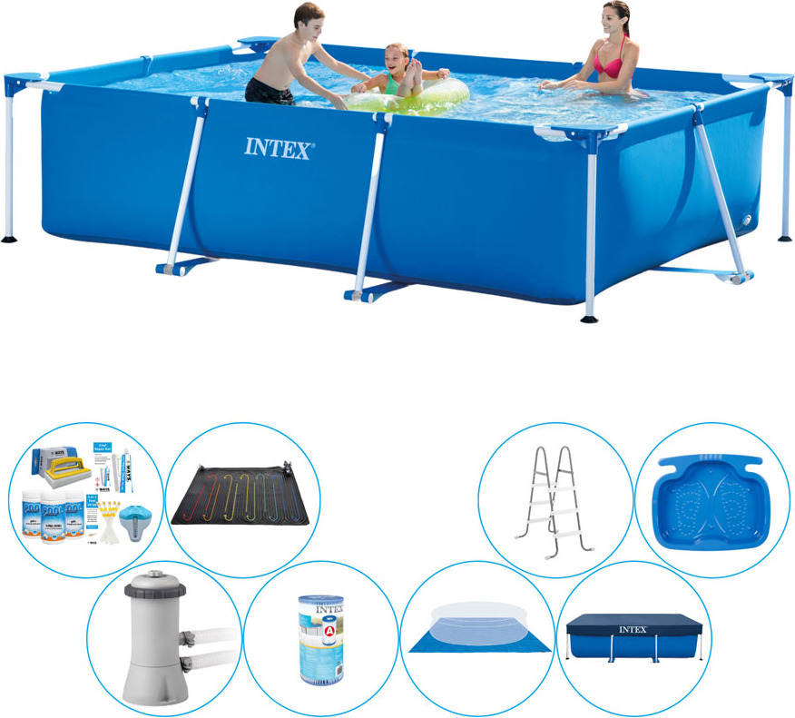 Rámový bazén Intex Rechteckig 300x200x75 cm - Bazén Super Deal